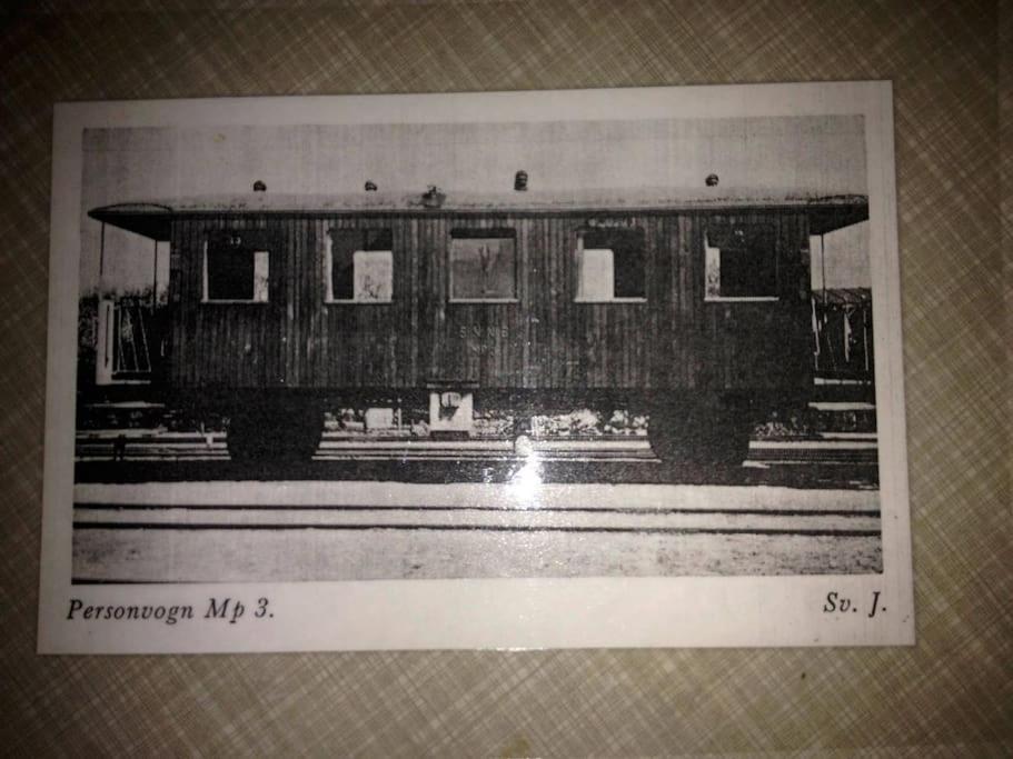 Fjordhytten. Rebuild Train Wagon From 1937. Apartment Odense Exterior foto
